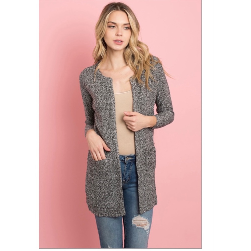 Gray Cardigan - Picture 3 of 4